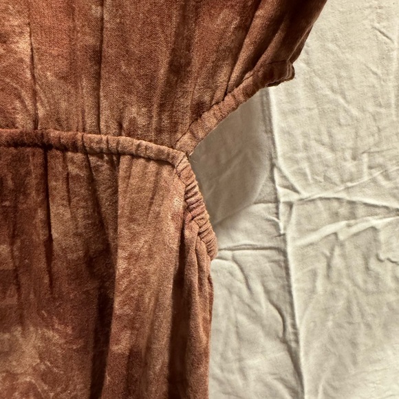 Brown marble print dress L - Picture 7 of 9